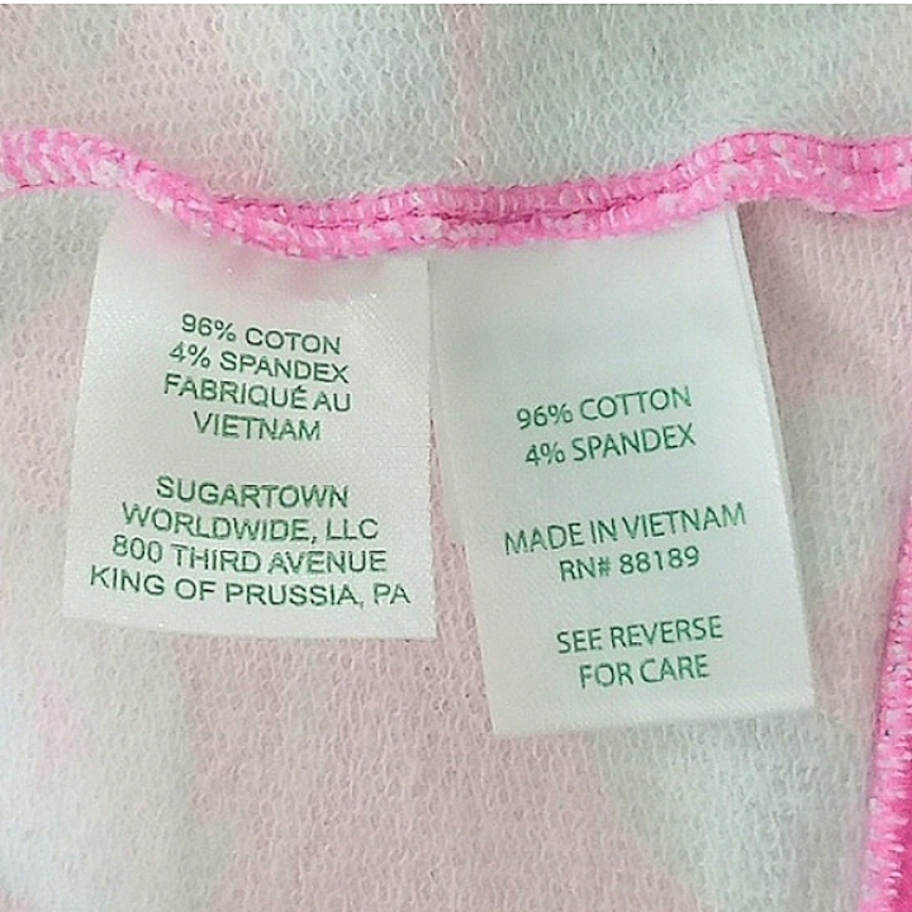 Lilly Pulitzer Leona Zip Up Jacket in Prosecco Pin Pinking Positive UPF 50 Small - Picture 12 of 12